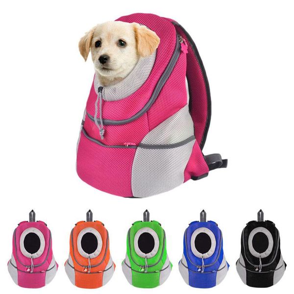 

dog car seat covers double shoulder pet carrier outdoor cat bag front portable travel backpack mesh head