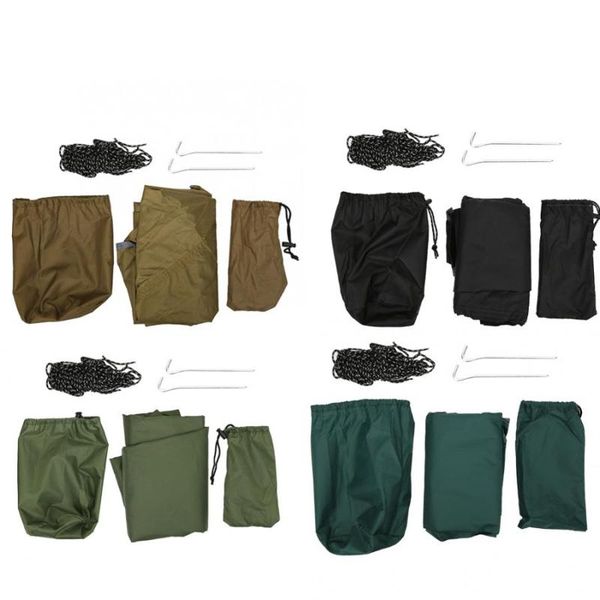 

outdoor pads 210t polyester hammock awning rhombic waterproof sun-proof camping ground mat tent supply