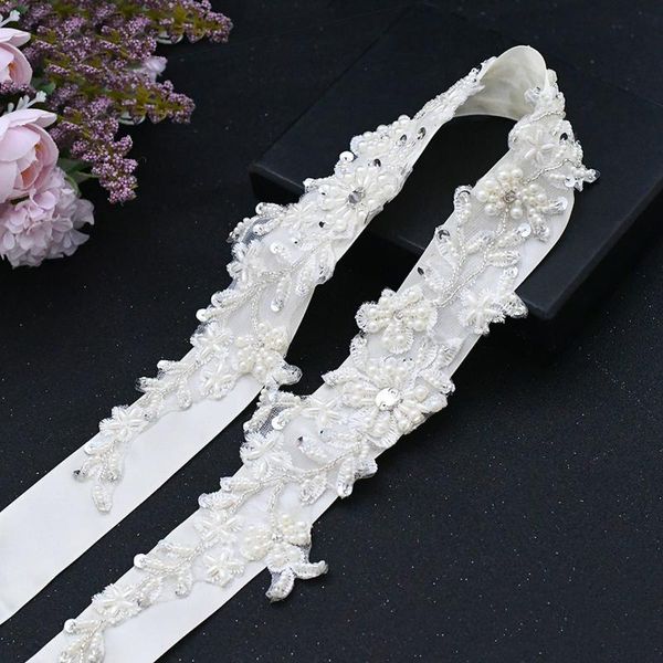 

wedding sashes s151 belts flower designer for ribbon ball bridal dress sash women diamond bride accessories, White