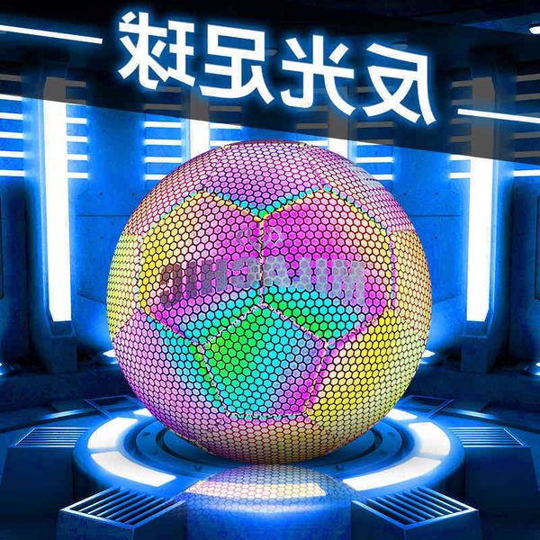 

no. 4 5 football luminous fluorescent reflective net red cool