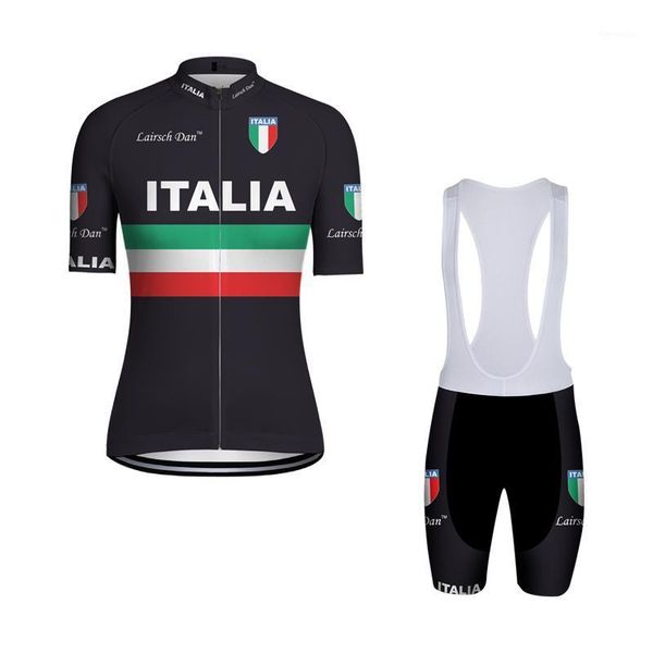 

lairschdan 2021 italy cycling clothing men set team racing mountain bike outfit ropa short mtb kit1, Black;blue