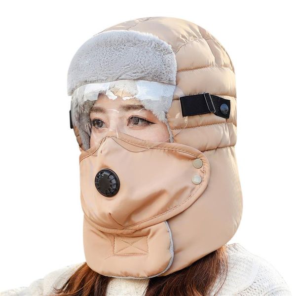 

full protection warm waterproof winter hats with/without glasses for riding bike motorcycle outdoor &t8, Black;white