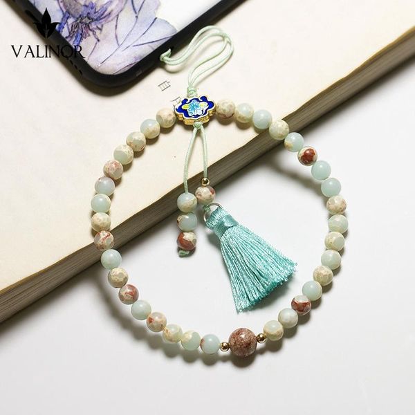 

shoushan stone tassel chinese style literary and creative personality mobile phone lanyard/mobile chain a043 charm bracelets, Golden;silver