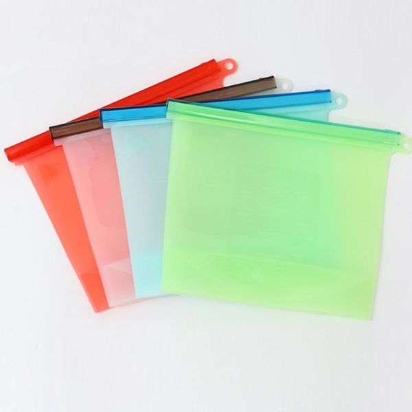 

food savers & storage containers silicone bags reusable fresh bag vacuum for fruit milk refrigerator microwave oven electric bdf