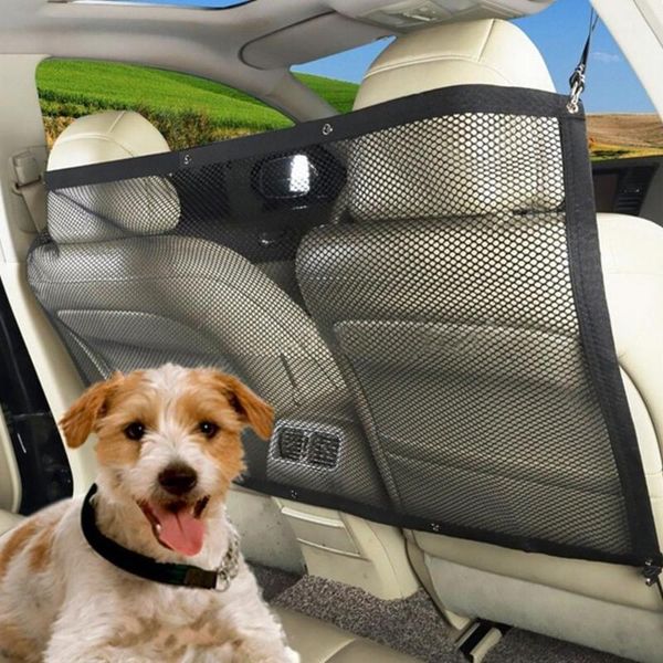 

car organizer universally barrier isolation net for dog cat seat back safety travel mesh