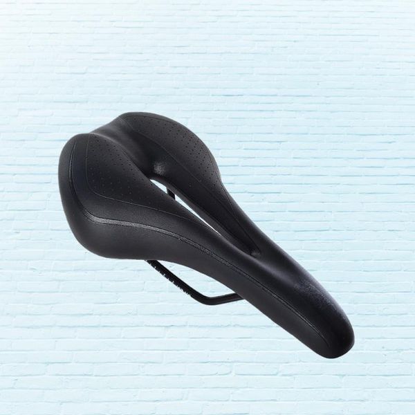 

mountain bike saddle absorbing seat silicone cushion black saddles