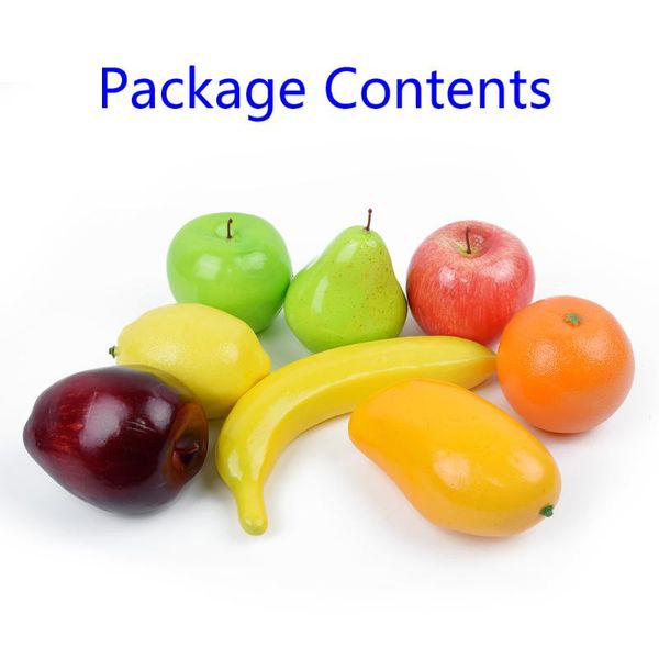 

party decoration variety artificial fruits plastic fake fruit kitchen table diy simulation christmas home craft pography prop