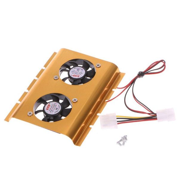 

fans & coolings 2 cooling fan cooler f 3.5 inch pc hard disk drive hdd 27ra