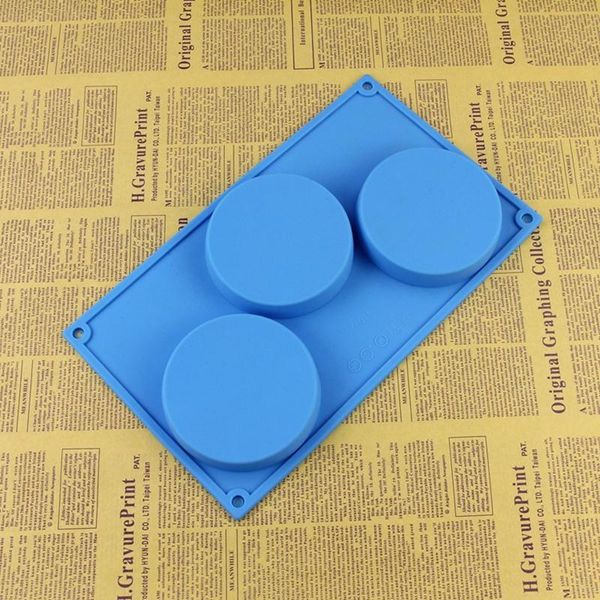 

cake tools 3d silicone molds decorating mold 3 cavity round mousse models diy baking dessert cupcake chocolate mould