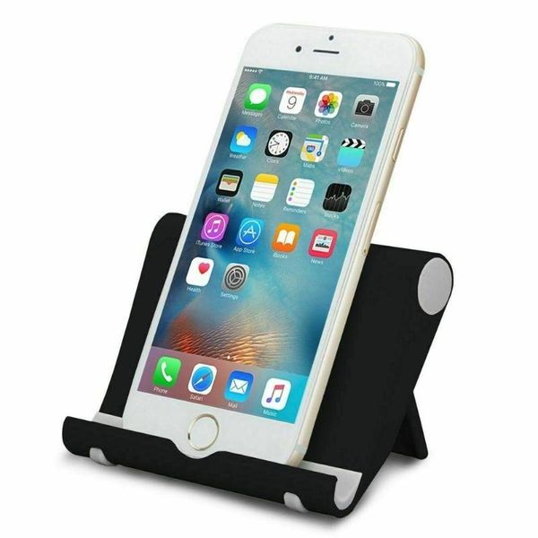 

cell phone mounts & holders portable abs foldable cellphone holder 120 degree adjustable universal mobile tablet desk stand bracket