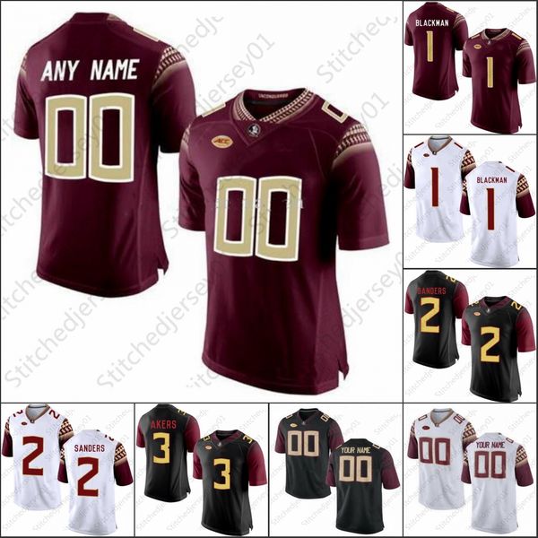 

custom florida state seminoles fsu football jersey 10 mckenzie milton 9 lawrance toafili 80 ontaria wilson 33 amari gainer 0 jashaun corbin, Black