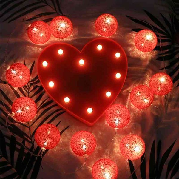 

led love modeling heart type letter decorative lamp, nightlight