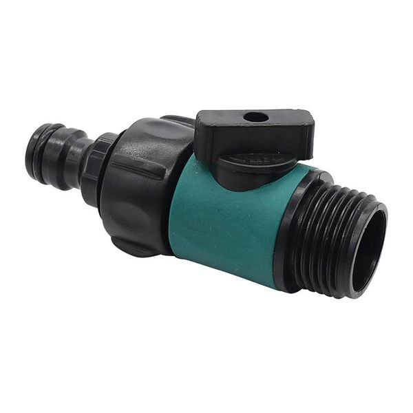 

watering equipments plastic valve with 3/4" male thread quick connector car wash garden irrigation pipe fittings prolong hose switch 1