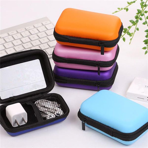 

storage bags mini hold case for headphones earphone earbuds carrying hard bag box keys coin travel accessories