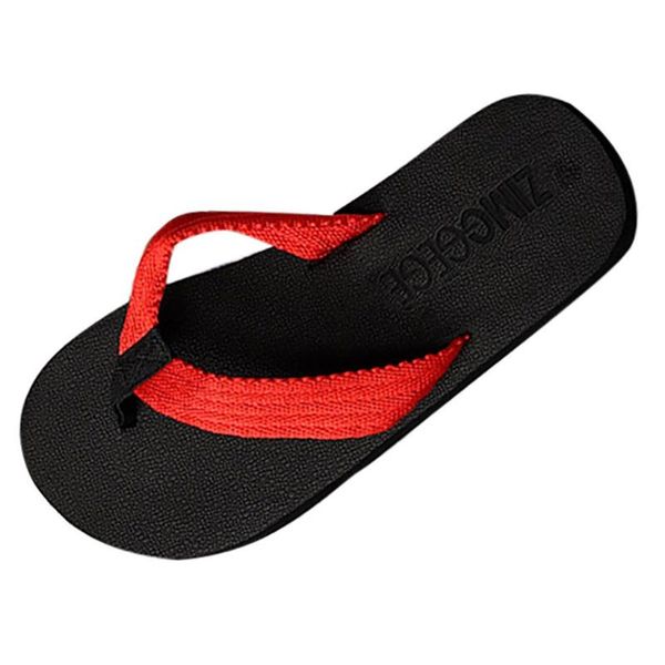 

slippers men fashion summer beach slipper flip flops casual weaving leisure home shoes flat non-slip, Black