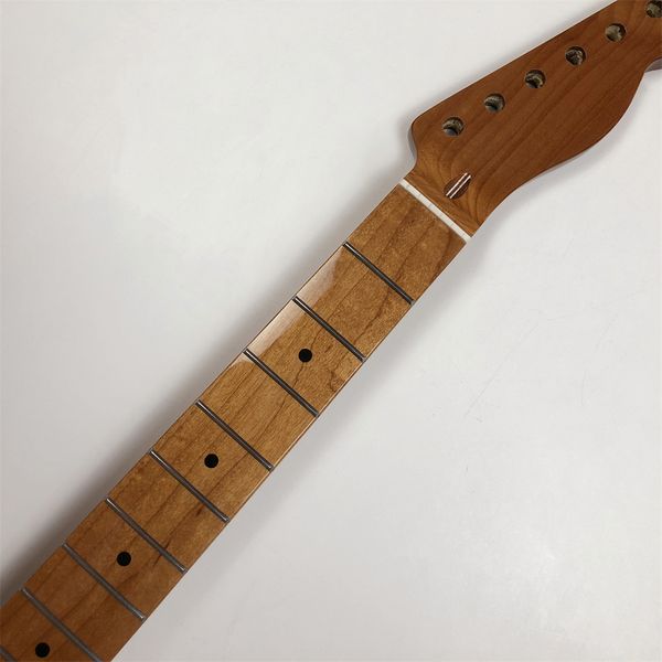 

1pc roasted maple guitar neck 22 fret 25.5 inch fingerboard dot inlay gloss