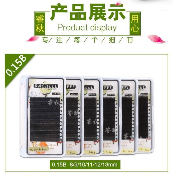 

0.15 b curl 100% real nature mink eyelashes extensions eyelashes1