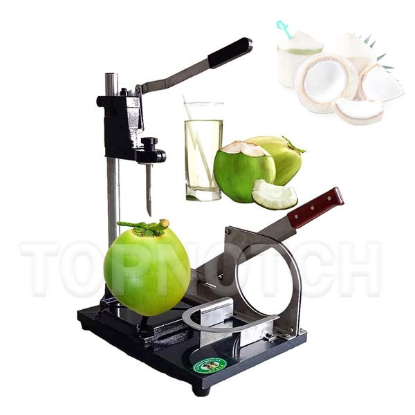 Green Coconut Peeling Cutter Machine Acciaio inossidabile Frutta e verdura Coltello per tornitura Commerciale Coconuts Opening Maker