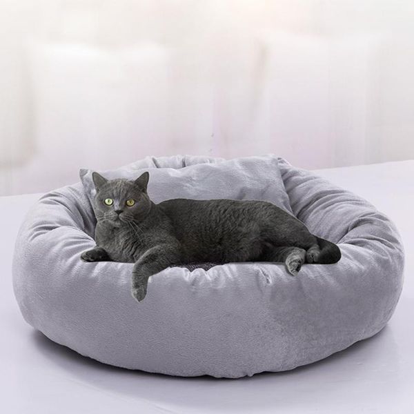 

cat beds & furniture foldable kennel soft pet dog nest removable winter warmer sleeping mat t baskets cushion puppy cats supplies