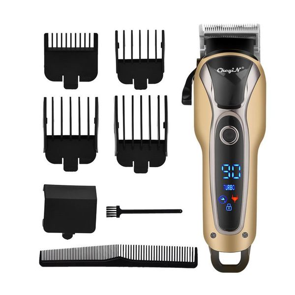 

hair clippers professional clipper rechargeable razor lcd screen powerful hairs trimmer cutting machine barber haircut 40