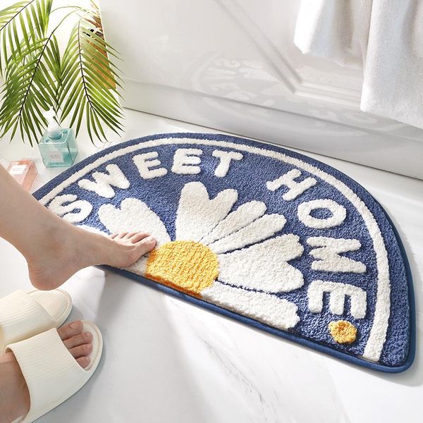 

carpets flower printed doormat carpet bathroom bath mat floor entrance mats living room bedroom anti-slip door home decoration