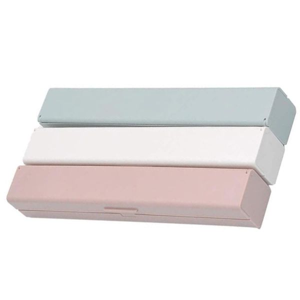 

car organizer 3pcs food cling cutters wrap dispenser boxes (assorted color)
