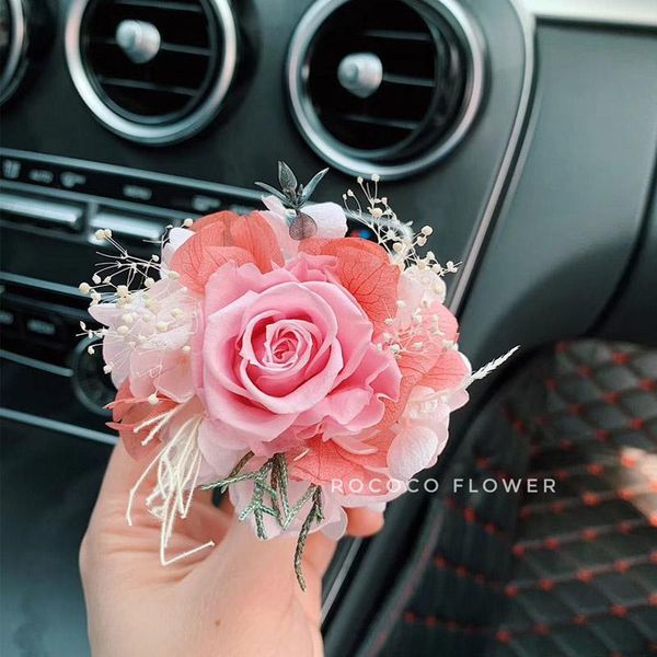 

car air freshener high-end creative eternal flower conditioning outlet clip perfume interior decoration
