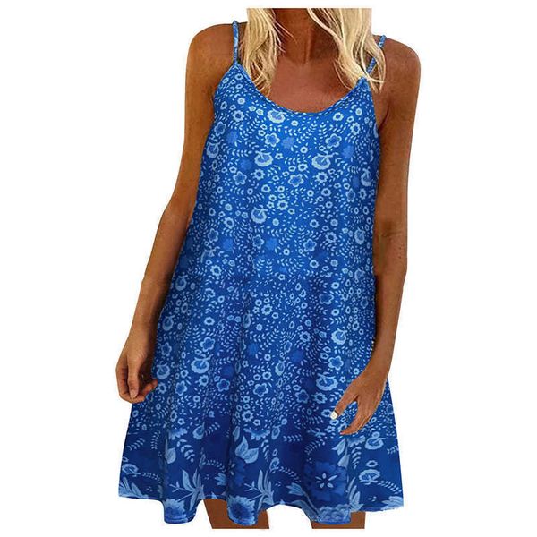 

2021 fashion summer women's with skirt and printed suspender drs, Black;gray