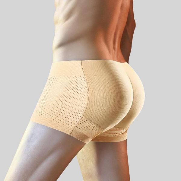 

underpants buttock pad male fake buttocks up underwear rich honey peach cosplay show, Black;white