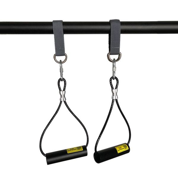 

gym steel wire pull down d-rings upgraded fitness hand grips pulley cable handle heavy duty workout d-bar rope accessories
