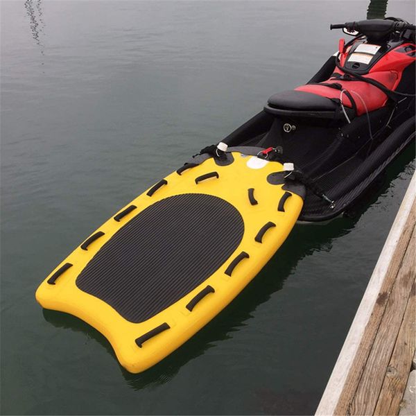 

180x90x15 cm customized commercial quality color jetski board inflatable jet ski sled surf rescue flying slid for sale