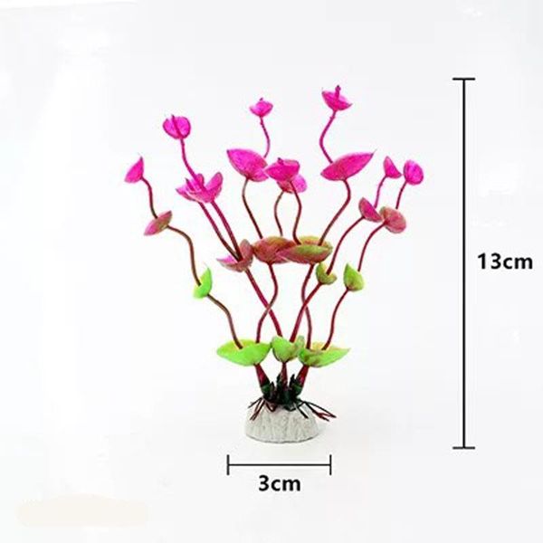 

decorations aquarium decoration fish tank aquatic construction of water grass 13cm