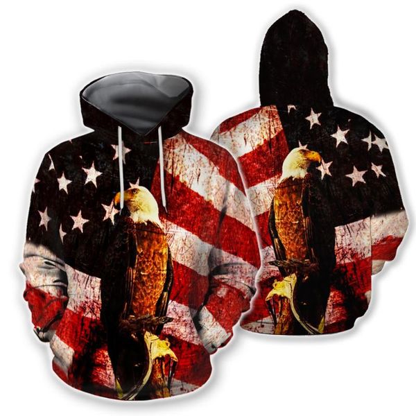 

men's hoodies & sweatshirts jumeast men 3d printing eagle funny hooded sweatshirt fashion cool style spring autumn s-7xl, Black