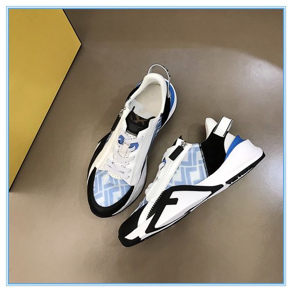 

2021ss arrival fashion trend men luxury designer shoes for men with real leather 5 colors ace sneakers size 38-45, Black