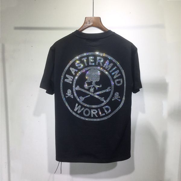 

men's t-shirts heavy fabric diamond mastermind t shirt men women 1:1 -quality t-shirts tees oversized u2a8, White;black