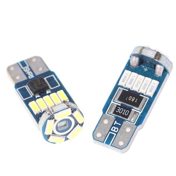 

emergency lights 6pcs t10 led 12v meter bulb instrument dash 4014 15smd signal