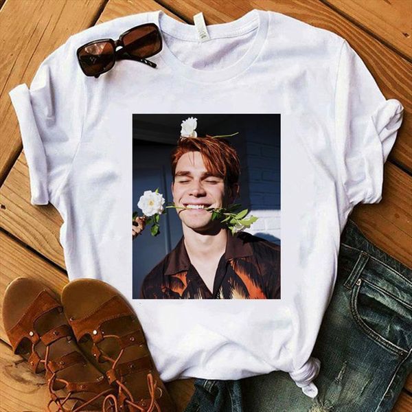 

clothes riverdale casual harajuku love womens t shirt printed tee summer female vogue streetwear, White