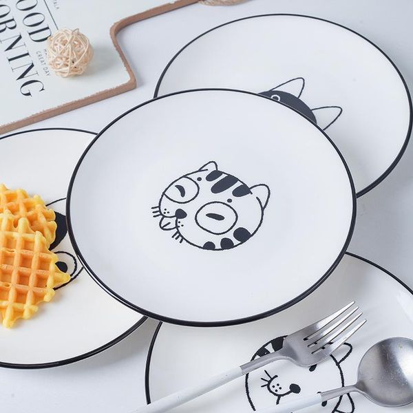 

dishes & plates original design of simple japanese hand painted ceramic