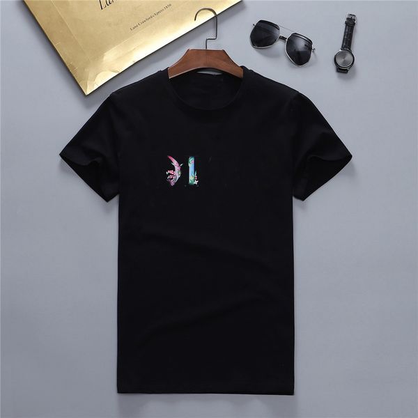 

summer men women t shirts stylist short sleeve cotton black white clours