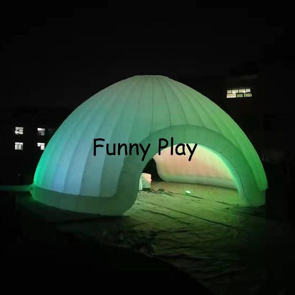 

6m diameter led inflatable dome tent, air tent with light, porable party meeting room tents and shelters