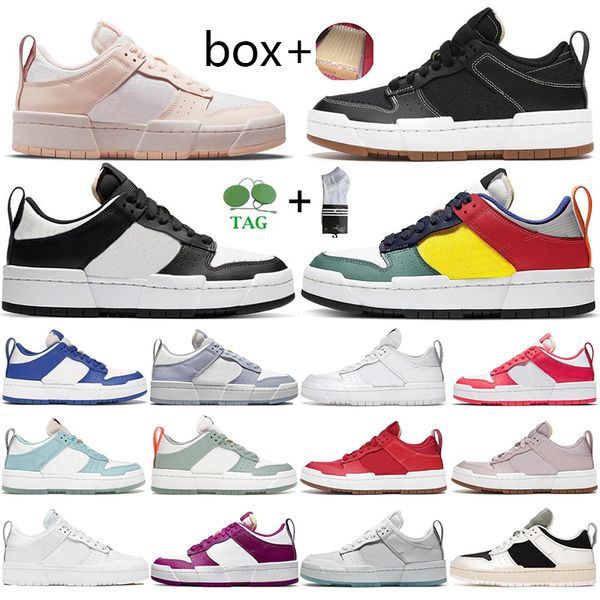 com box homens mulheres sapatos casuais creche mal rosa goma preto cacto flor copa jogo real fantasma platinum violeta homens treinadores plataforma sneakers jogging andando