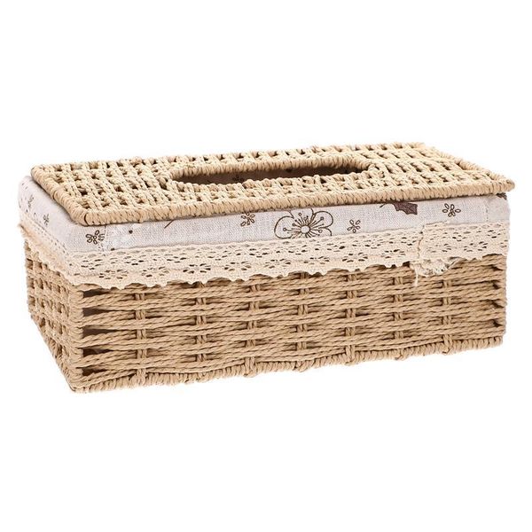 

gift wrap handwoven tissue box storage weaving tabledesknapkin