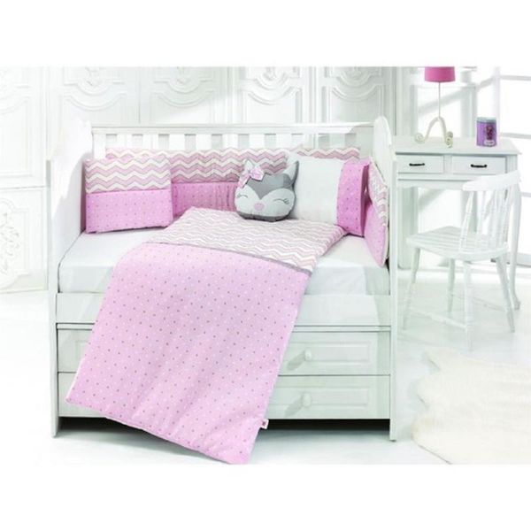 

made in turkey kitty infant baby crib bedding bumper set for boy girl nursery cartoon animal cot cotton soft antiallergic sets