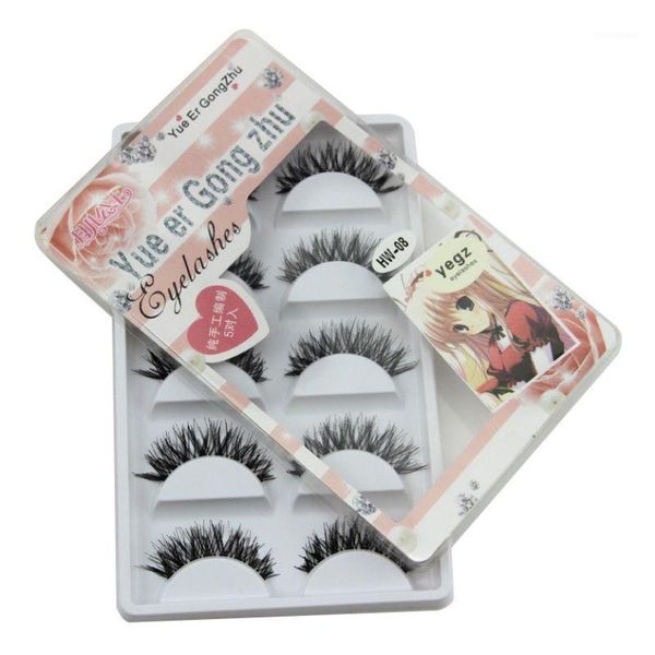 

pairs/ box faux 3d mink lashes fluffy wispy false eyelashes natural long eyelash extension makeup handmade fake lash 3 boxes 11