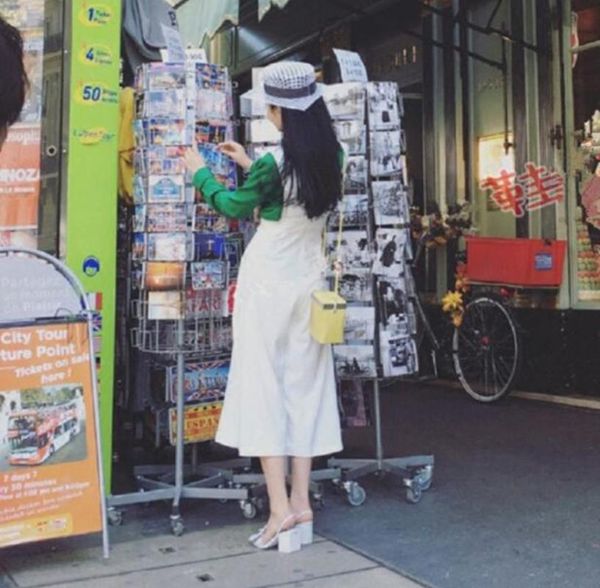 

summer square head sandals female roman round trend personality high heels small size 33 large 41 white, Black