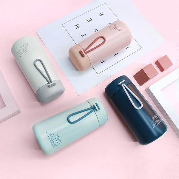 

water bottles mini creative vacuum flask portable bottle 304 stainless steel termos small pocket cup termo acero inoxidable tumbler