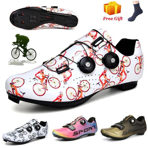 

cycling footwear carbon fiber shoes for men professional breathable road bike bicycle sneakers women sapatilha ciclismo mtb, Black