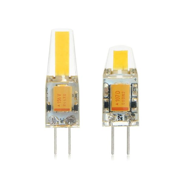 

bulbs for candle chandelier light g4 3w 6w led spotlight lamp 12v ac / dc lampada cob smd dimmable bulb replace halogen