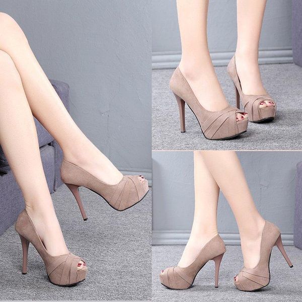 

sandals velvet shoes female sandal 2021 summer strappy heels open toe suede girls stiletto comfort beige fashion elastic band peep, Black