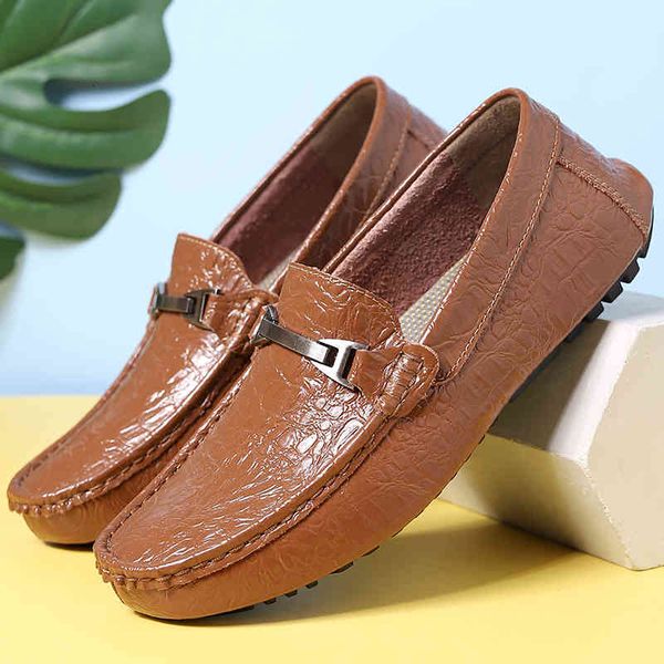 

dress shoes summer fashion make style moccasins soft men high-quality genuine leather shoes of apartts driving shoes* 22wh, Black